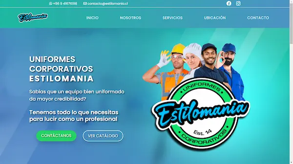 Landing page Estilomania